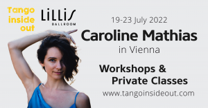 Caroline Mathias Veclare Tango Wien Vienna Lillis Ballroom Lilli's Tango Inside Out Helmut Höllriegl Atelier Sol Tanzen lernen