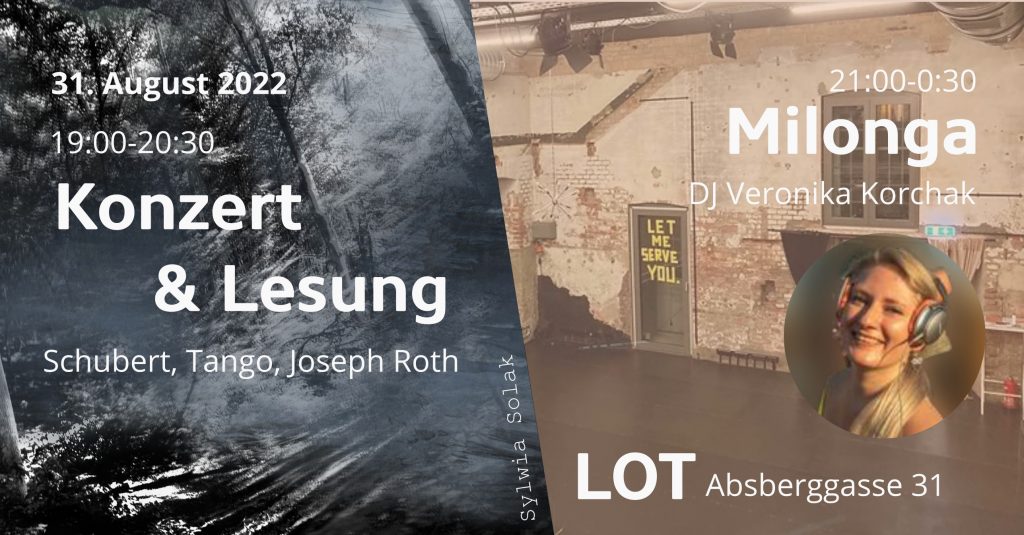 Schubert tango joseph roth milonga LOT milos avramovic helmut Höllriegl veronika korchak