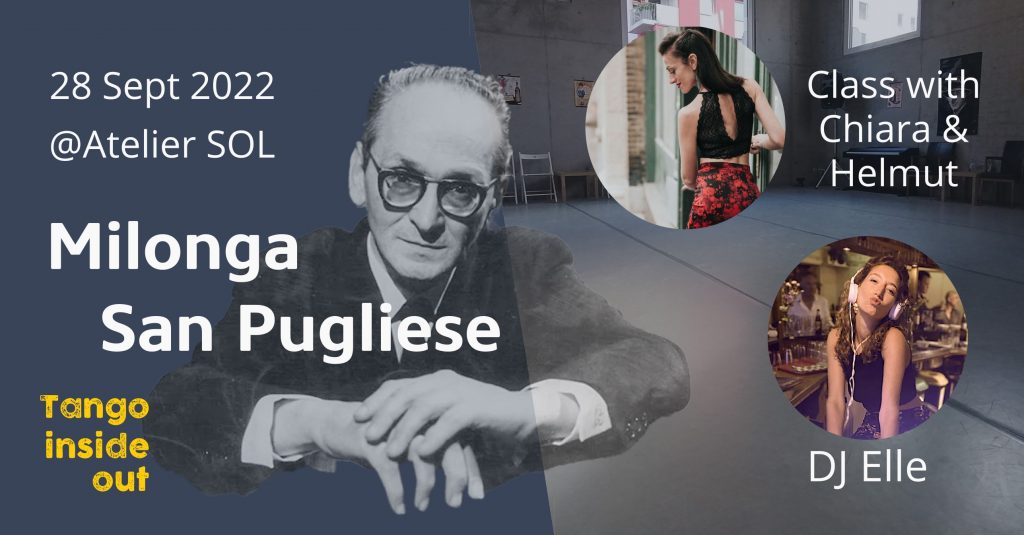 Milonga San Pugliese Tango Wien Vienna DJ Elena Butti Guest Teacher Chiara Greco Organiser helmut Höllriegl