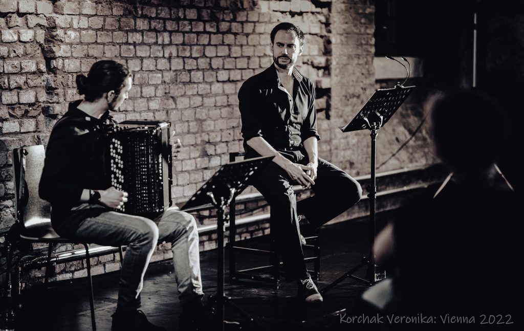 Milos Avramovic, Helmut höllriegl LOT Wien Schubert Tango Jospeh Roth